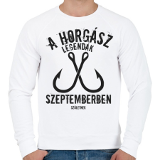 PRINTFASHION A horgász legendák - Férfi pulóver - Fehér férfi pulóver, kardigán