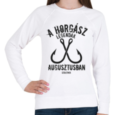 PRINTFASHION A horgász legendák - Női pulóver - Fehér