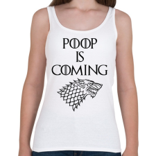 PRINTFASHION A kaki közeleg - Női atléta - Fehér női trikó