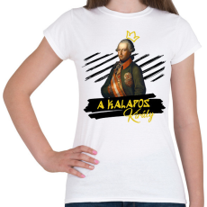 PRINTFASHION A kalapos király - Női póló - Fehér
