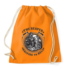 PRINTFASHION A kaszás a pokolba vezet. - Sportzsák, Tornazsák - Narancssárga tornazsák