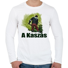 PRINTFASHION a kaszás - Férfi hosszú ujjú póló - Fehér férfi póló