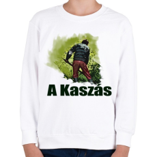 PRINTFASHION a kaszás - Gyerek pulóver - Fehér