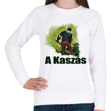 PRINTFASHION a kaszás - Női pulóver - Fehér női pulóver, kardigán