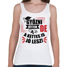 PRINTFASHION A kettes is jó lesz - Női atléta - Fehér női trikó