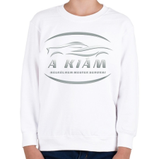 PRINTFASHION A kiám nélkül - Gyerek pulóver - Fehér gyerek pulóver, kardigán