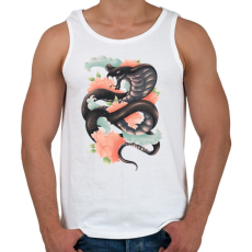 PRINTFASHION A kígyó legendája - Férfi atléta - Fehér