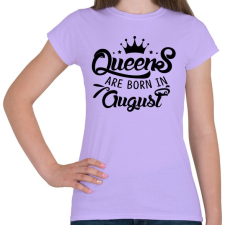 PRINTFASHION A királynők augusztusban születnek - Női póló - Viola női póló