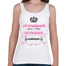 PRINTFASHION A királynők pink fekete (3) - Női atléta - Fehér