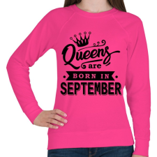 PRINTFASHION A királynők szeptemberben születnek - Női pulóver - Fukszia női pulóver, kardigán