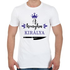 PRINTFASHION A konyha királya - Férfi póló - Fehér férfi póló