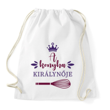 PRINTFASHION A konyha királynője - Sportzsák, Tornazsák - Fehér tornazsák