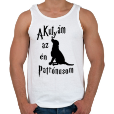 PRINTFASHION A Kutyám az én Patrónusom - Férfi atléta - Fehér