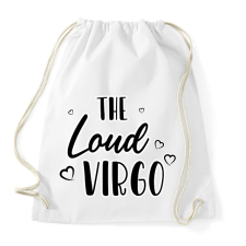 PRINTFASHION A lármás szűz - Sportzsák, Tornazsák - Fehér tornazsák