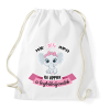 PRINTFASHION A legbűbájosabb - "x" napja - Sportzsák, Tornazsák - Fehér