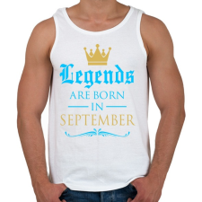 PRINTFASHION A legendák szeptemberben születnek - Férfi atléta - Fehér gyógyhatású készítmény