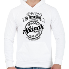 PRINTFASHION A legfontosabbak apának hívnak - Férfi kapucnis pulóver - Fehér férfi pulóver, kardigán