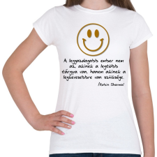 PRINTFASHION a leggazdagabb ember - Női póló - Fehér női póló