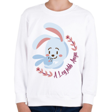 PRINTFASHION A legjobb anya - Gyerek pulóver - Fehér gyerek pulóver, kardigán