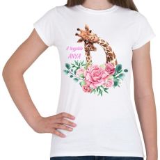 PRINTFASHION A legjobb anya - Női póló - Fehér