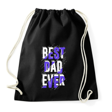 PRINTFASHION A legjobb apa - Sportzsák, Tornazsák - Fekete tornazsák