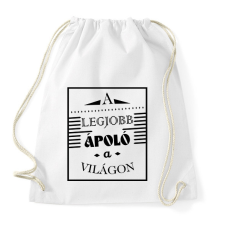 PRINTFASHION A legjobb ápoló - Sportzsák, Tornazsák - Fehér tornazsák