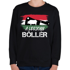 PRINTFASHION A legjobb böllér - Gyerek pulóver - Fekete gyerek pulóver, kardigán