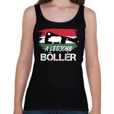 PRINTFASHION A legjobb böllér - Női atléta - Fekete női trikó