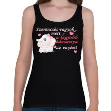 PRINTFASHION A legjobb édesanya! - Női atléta - Fekete női trikó