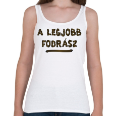 PRINTFASHION A legjobb fodrász - Női atléta - Fehér