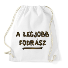 PRINTFASHION A legjobb fodrász - Sportzsák, Tornazsák - Fehér tornazsák