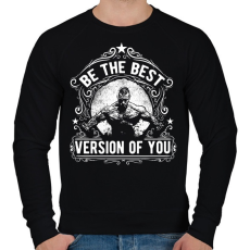 PRINTFASHION A legjobb formád - férfi - Férfi pulóver - Fekete