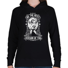 PRINTFASHION A legjobb formád - női - Női kapucnis pulóver - Fekete női pulóver, kardigán