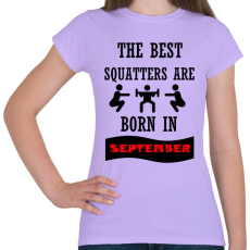 PRINTFASHION A legjobb guggolók szeptemberben születnek - Női póló - Viola