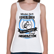 PRINTFASHION A legjobb hegesztő - Női atléta - Fehér