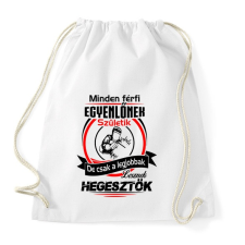 PRINTFASHION A legjobb hegesztők - Sportzsák, Tornazsák - Fehér tornazsák
