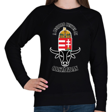 PRINTFASHION A legjobb hentes az országban - Női pulóver - Fekete női pulóver, kardigán