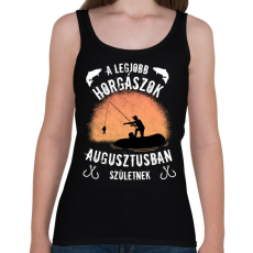 PRINTFASHION a legjobb horgászok - Női atléta - Fekete