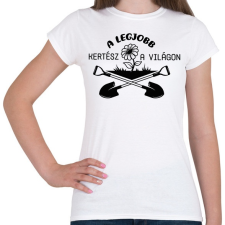 PRINTFASHION A legjobb kertész a világon - Női póló - Fehér női póló