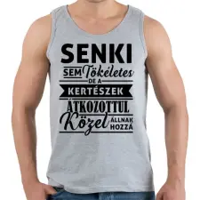 PRINTFASHION A LEGJOBB KERTÉSZ - Férfi atléta - Sport szürke atléta, trikó