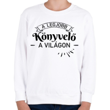 PRINTFASHION A legjobb könyvelő a világon - Gyerek pulóver - Fehér gyerek pulóver, kardigán