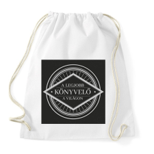 PRINTFASHION A legjobb könyvelő a világon - Sportzsák, Tornazsák - Fehér tornazsák