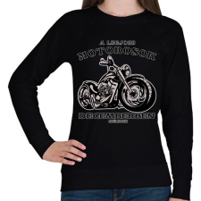 PRINTFASHION a legjobb motorosok - Női pulóver - Fekete női pulóver, kardigán