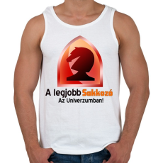 PRINTFASHION a legjobb sakkozó - Férfi atléta - Fehér