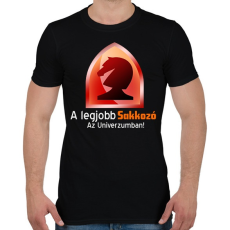 PRINTFASHION a legjobb sakkozó - Férfi póló - Fekete