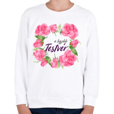 PRINTFASHION A legjobb testvér - Gyerek pulóver - Fehér gyerek pulóver, kardigán