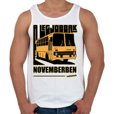 PRINTFASHION A Legjobbak - Férfi atléta - Fehér atléta, trikó