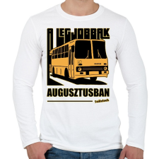 PRINTFASHION A Legjobbak - Férfi hosszú ujjú póló - Fehér férfi póló