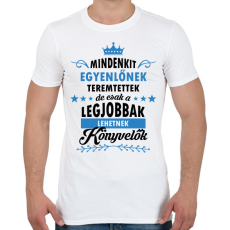PRINTFASHION A legjobbak lehetnek könyvelők - Férfi póló - Fehér