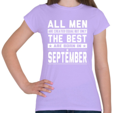 PRINTFASHION A legjobbak szeptemberben születnek - Női póló - Viola női póló